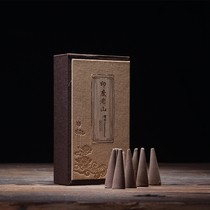 Natural backflow spice tower incense Indian Laoshan sandalwood water agarwood waterfall incense smoke flow cloud incense cone aromatherapy