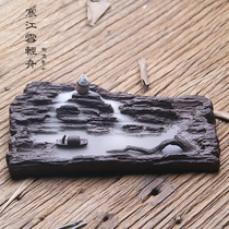 Hanjiang snow zen purple sand aromatherapy stove Mountain stream water backflow incense burner living room viewing room creative ornaments