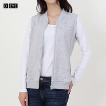 Vest Women autumn and winter plus velvet sports leisure loose outer tower horse clip sleeveless sweater cardigan jacket