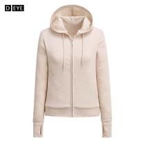 Zipper Sweater Women 2021 Spring and Autumn New Sports Leisure Slim Hoodie Top Hoodie Cardigan Thin Jacket