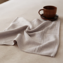 Foreign trade cotton bamboo fiber square towel childrens small towel adult wash face beauty towel soft absorbent hand towel