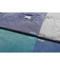 STRL 21SS fixed fan LOGO folding three-dimensional print loose leisure street short sleeve T-shirt TEE TEE