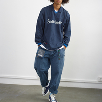 (St Roller official online store)STRL loose casual light fabric asymmetrical side pocket tooling trousers