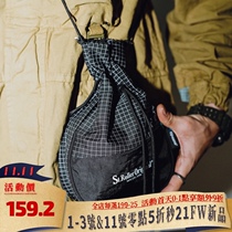 STRL 20FW Dyneema anti-tear resistant waterproof fabric SACOCHE mountaineering function with rope bag