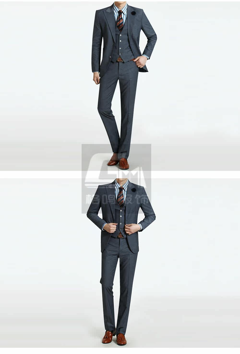 Costume homme en laine pour Quatre saisons - Ref 1557175 Image 10