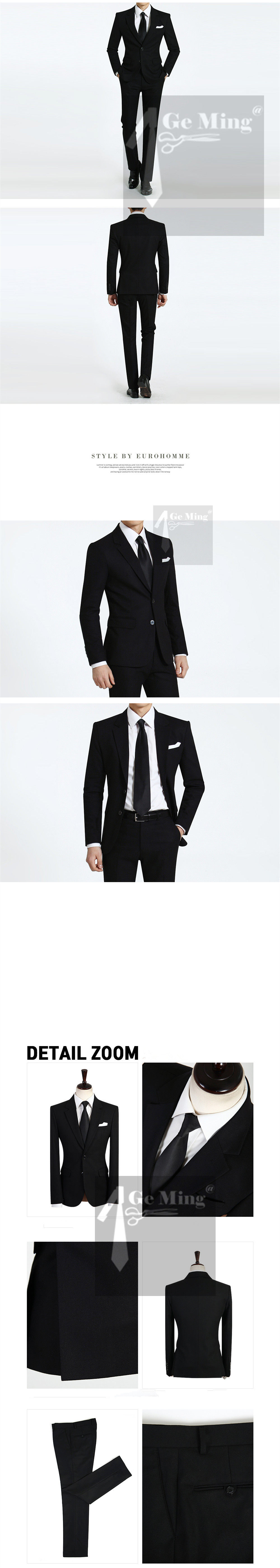 Costume homme en laine pour Quatre saisons - Ref 1562495 Image 15