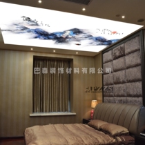 New Chinese HD UV soft film ceiling ceiling material customized mobile phone shop card cloth light film transparent soft film light box