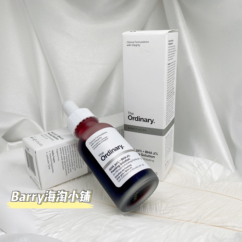 The Ordinary 30% Aha + 2% Salicylic Acid Serum Mask for Exfoliation, Acne Marks, Closed Comedones, Oil Control, and Acne Treatment