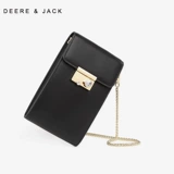 Мобильный телефон, небольшая сумка, сумка на одно плечо, маленькая кожаная цепь, в корейском стиле