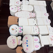 About a hundred cute cartoon animal cards bear cards rabbit cards cat cards hairpins scratcher cards