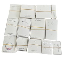 100 sheets of new Douyin spot earrings cardboard earrings ear studs small jewelry packaging cards tag printing cardboard