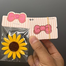 Hair accessories folded cardboard cartoon hair clip packaging bag hair band headband headwear diy accessories card head paper card