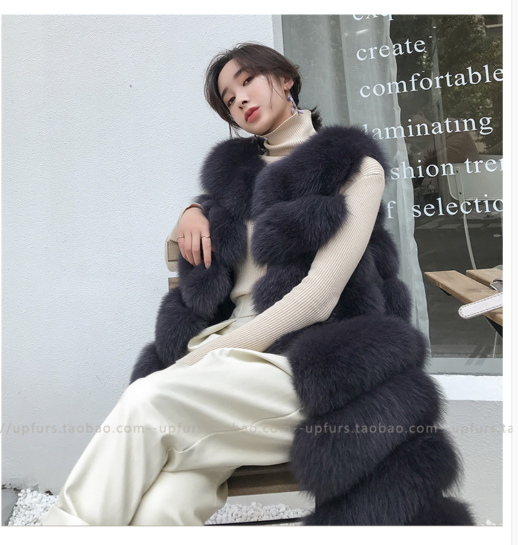 Manteau de fourrure femme UPFURS - Ref 3173999 Image 22