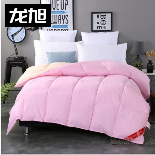 Утепленное хлопковое одеяло с пухом