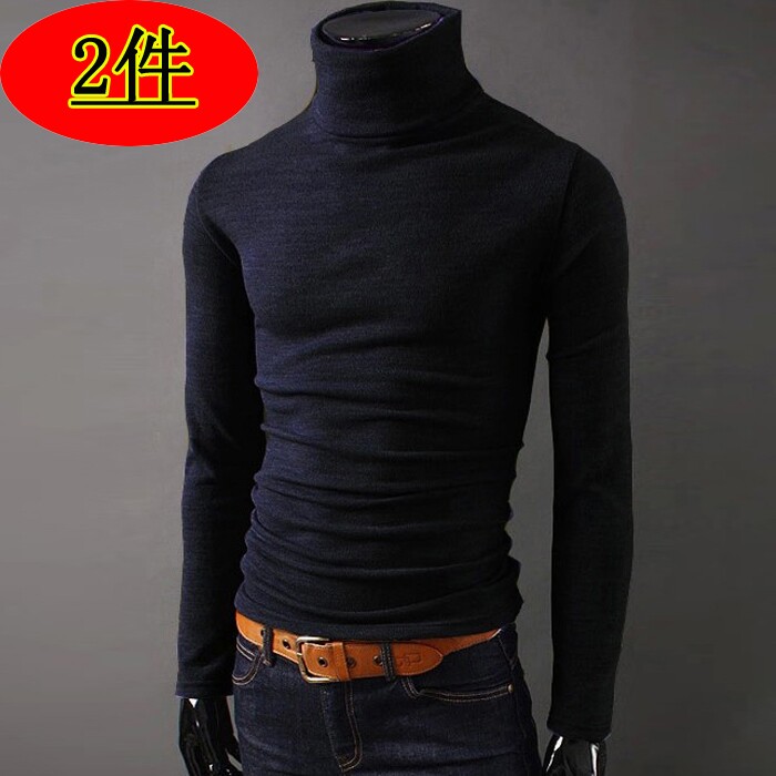Autumn Winter New Sweatshirt Men's Round Collar Thicken Sweater Sweater Sweater Loose Casual 100 Hitch Bottom Stitch Cardiovert