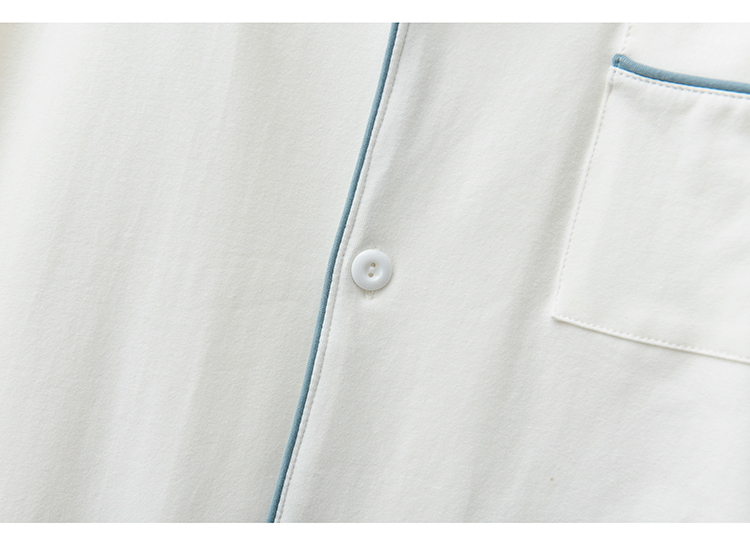 Bộ đồ ngủ cotton 2018 của phụ nữ mùa thu áo len đơn giản đơn giản, quần dài tay cotton đôi dịch vụ tại nhà mùa thu đông đồ bộ mặc nhà