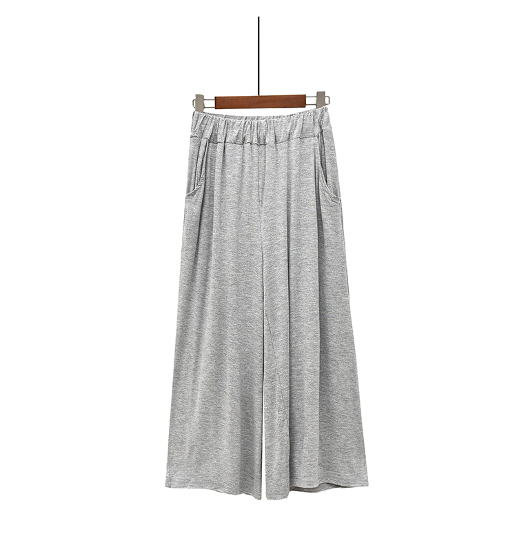 Quần nhà nữ 2018 Modal Pajama quần bảy phần mỏng mặc rộng rãi giản dị [hai mảnh] quan lot nam