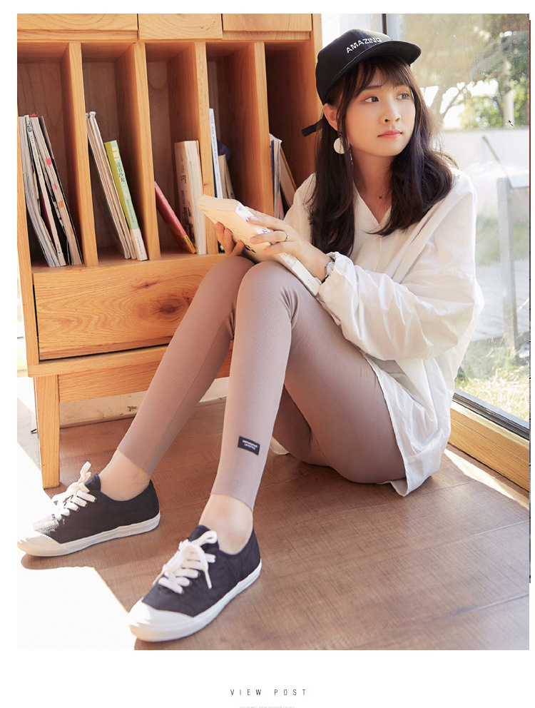 Mùa thu 2018 quần nữ mới phiên bản Hàn Quốc của quần legging cotton mặc quần mỏng chân hoang dã quần nữ đẹp