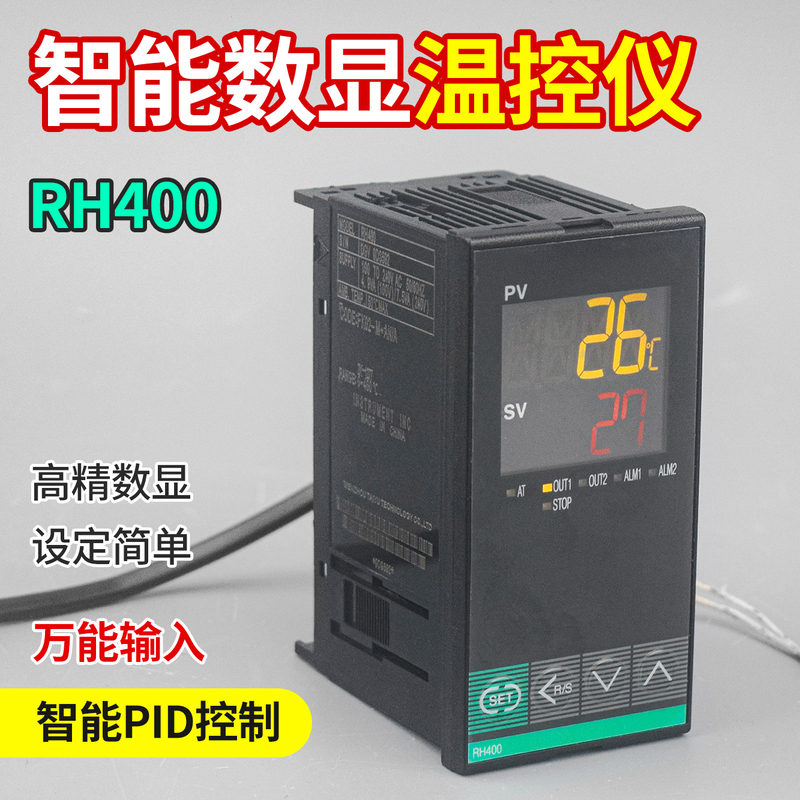 Digital Display Thermostat Rh400 Temperature Controller Temperature Control Instrument Fk02-M*Gn Fk02-V*An Vm*An mm