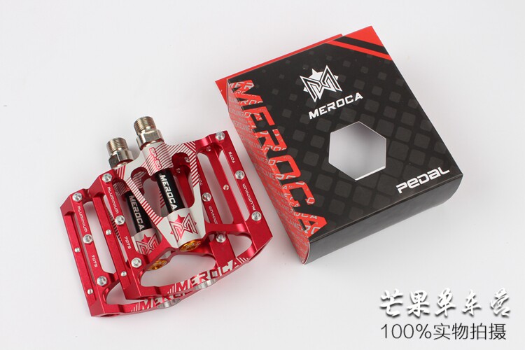 Педали для велосипеда meroca 自行车脚踏 du培林 轴承 公路车铝合金脚蹬 山地车脚踏板 31903662