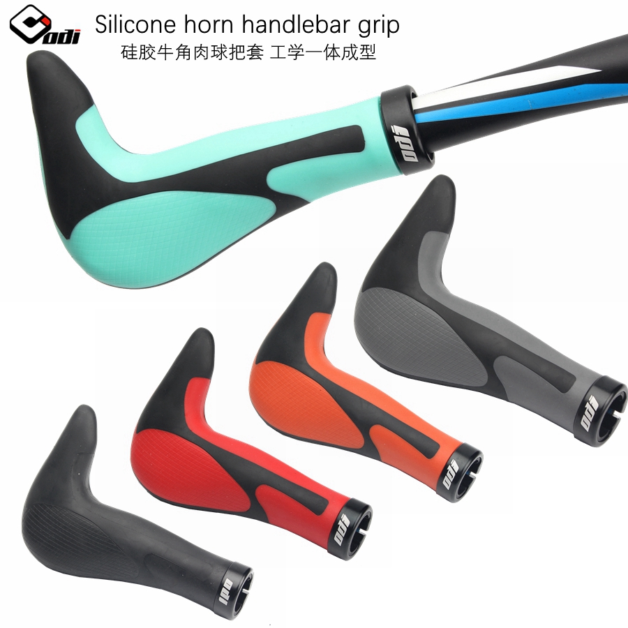 American ODI bicycle silicone handle set mountain bike vice handle horn meat ball grip universal handle bicycle accessories