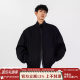 FOFWMODE spring American stand collar large size short jacket men's loose zipper cardigan trendy brand jacket top