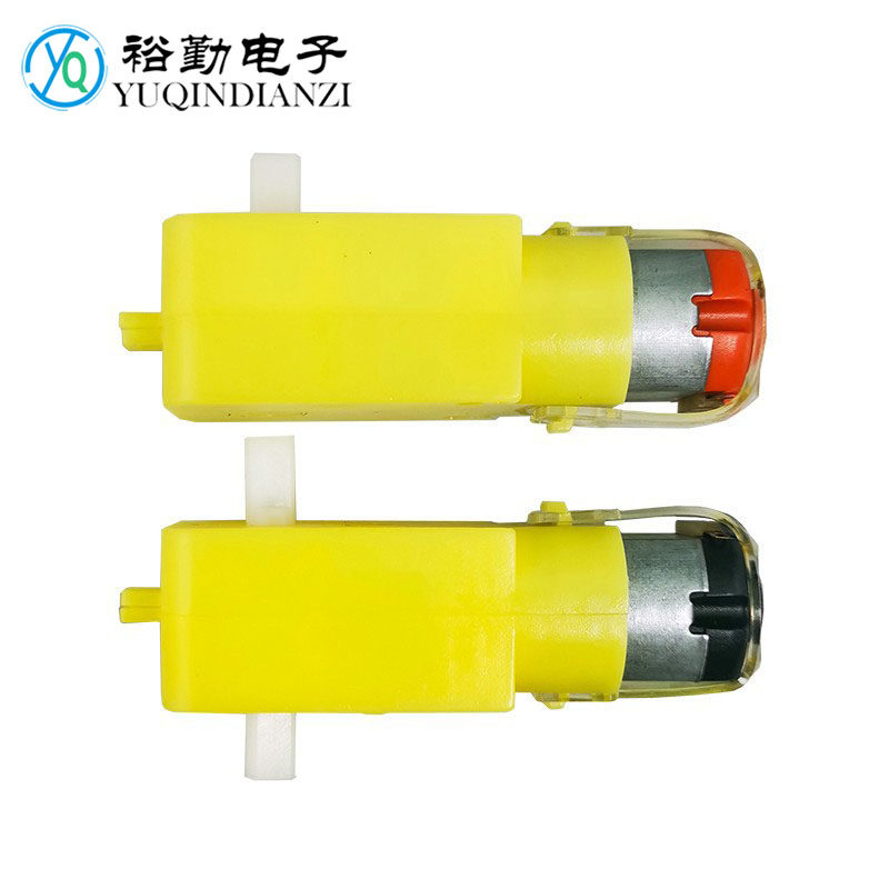 DV3V-6V直流减速电机单轴/双轴四驱车智能小车循迹直流电TT马达