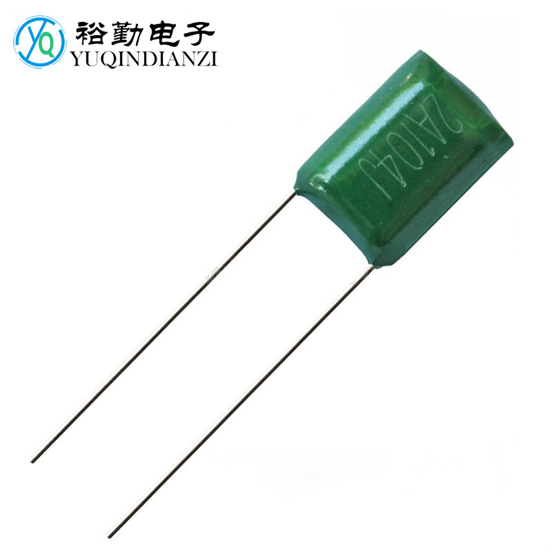 In-line polyester capacitor element 2A104 124 334 474 0 1uf 0 12uf 0 47uf 100V