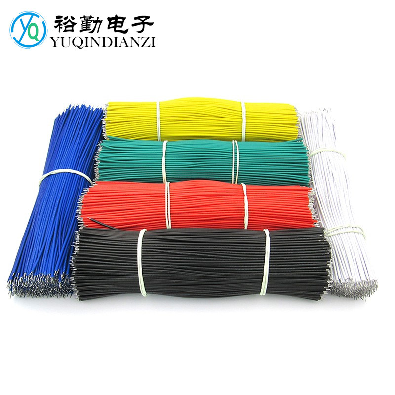 Double-headed tinned multi-strand wire circuit board flying wire short wiring welding wire wire aberdeen tinned connecting wire