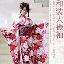 Foreign trade kimono formal adult 絵 羽 柄 日本 Japanese formal kimono large vibration sleeve adult style か ら 结婚 结婚 结婚 成人 成人 成人 成人 成人 成人