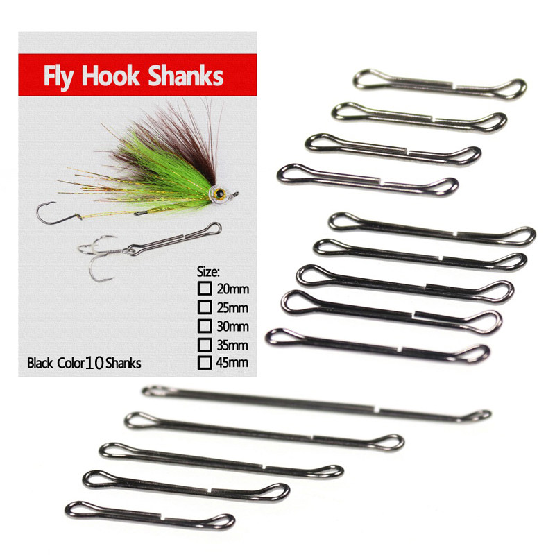 Creek fly fishing wool hook decorated with hook-tied material tied with multi-knower 10mm-55mm 10 packets