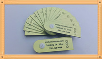 Custom wholesale plastic surface difference ruler Ladder ruler segment difference ruler high and low ruler 0-4 0mm17 pieces 13 pieces 20 pieces