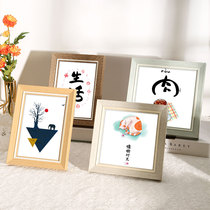 Nordic style photo frame setting frame wall mounting 6 inch 7 8 10 photo frame creative photo album frame ornaments seven