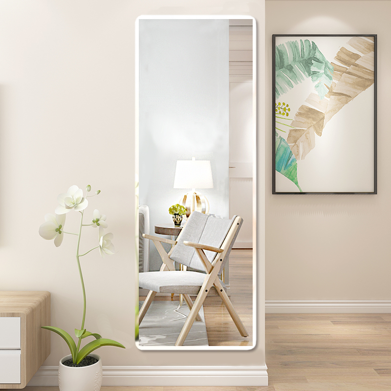 Full body Full body mirror stickup wall Self-adhesive wall-mounted Rent House Dormitory students Low prices Home Type of residence Small family Type