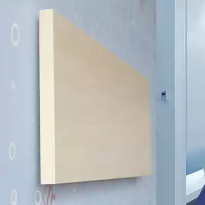 Customized one-sided partition rack paint-free board E1 grade environmental protection solid wood particle board full edge with wall partition