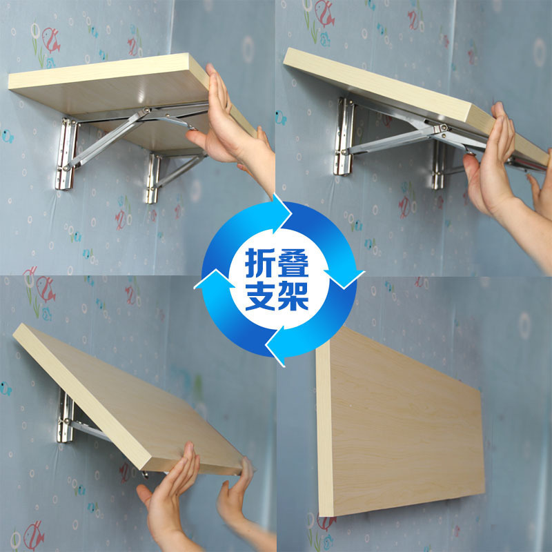 Folding bracket Wooden frame 419 wall shelf Wall shelf shelf word partition boutique triangle support frame