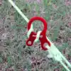 Outdoor snail windproof rope snap non-slip tightening binding buckle Fast knot rope Tent canopy pull rope snap adjustment piece