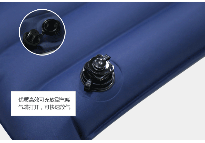 Ngoài trời PVC tự động bơm chân đôi bơm hơi đệm dày 10CM không khí đệm ẩm giữ ẩm lều pad nghỉ trưa pad - Thảm chống ẩm / Mat / Gối thảm trải đi picnic