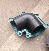 PPR PE pipe repair bend 90 degree plastic pipe wire buckle galvanized pipe repair elbow 110 160 90 75 50