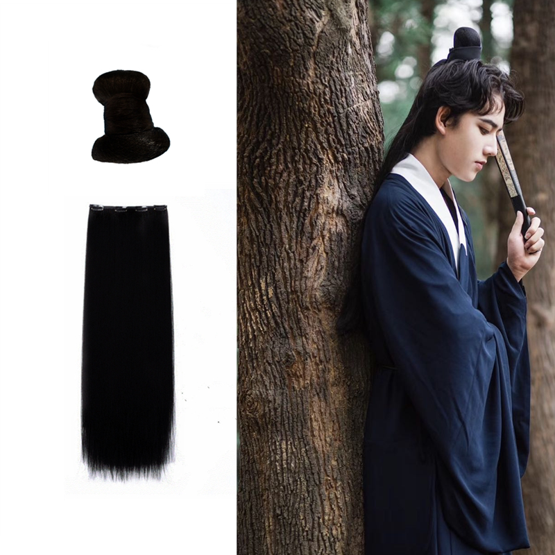 Wig male hair bag old clothing children wig hair hair hair old hair hair boy old clothes boy scholar