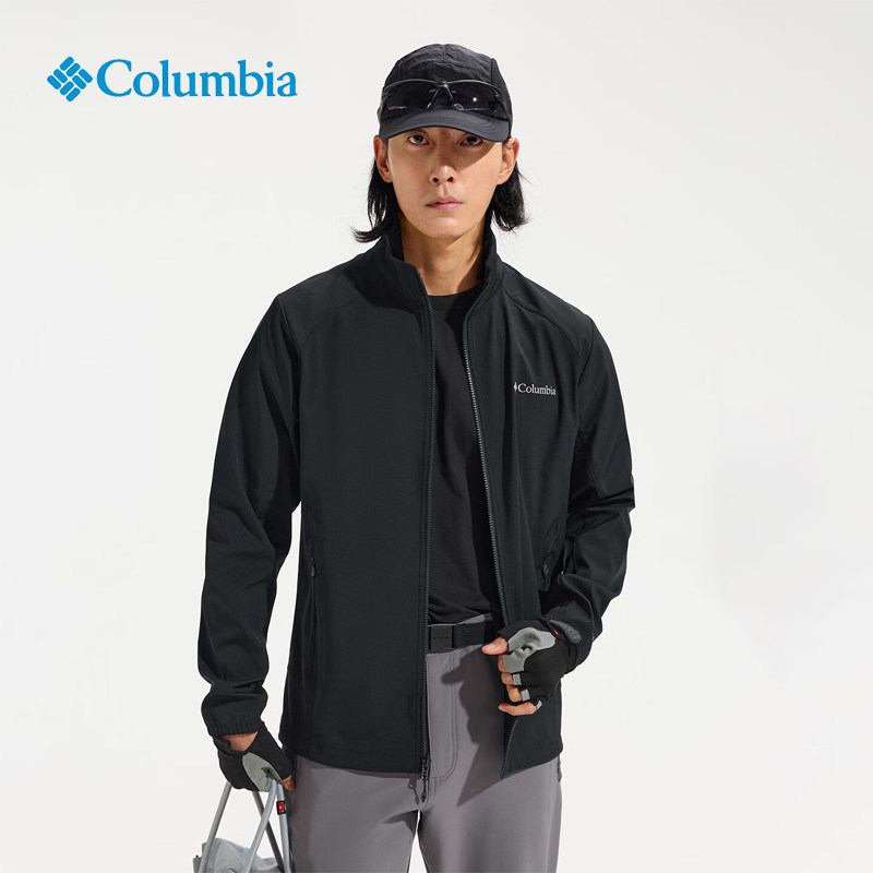 Columbia Men's Outdoor Casual 26 Spring/Summer New Lightweight Softshell Jacket Pe4933