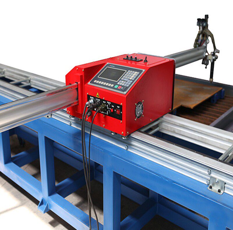 Shanghai Huawei HNC-1500W-3 mobile micro CNC flame plasma cutting machine heavy guide rail