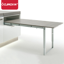 Omo pull folding table track pull invisible folding table folding table pull table table pull track