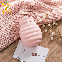 Japanese-style water injection silicone hot water bag explosion-proof environmental protection microwave heating hand bag warm water bag warm water bag