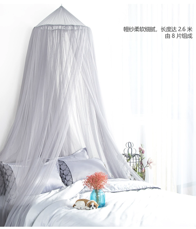 màn ngủ tâm trí phòng ngủ giường vỏ ins Bắc Âu trẻ em trang trí phòng công chúa gió gạc cô gái treo lều trần - Bed Skirts & Valances