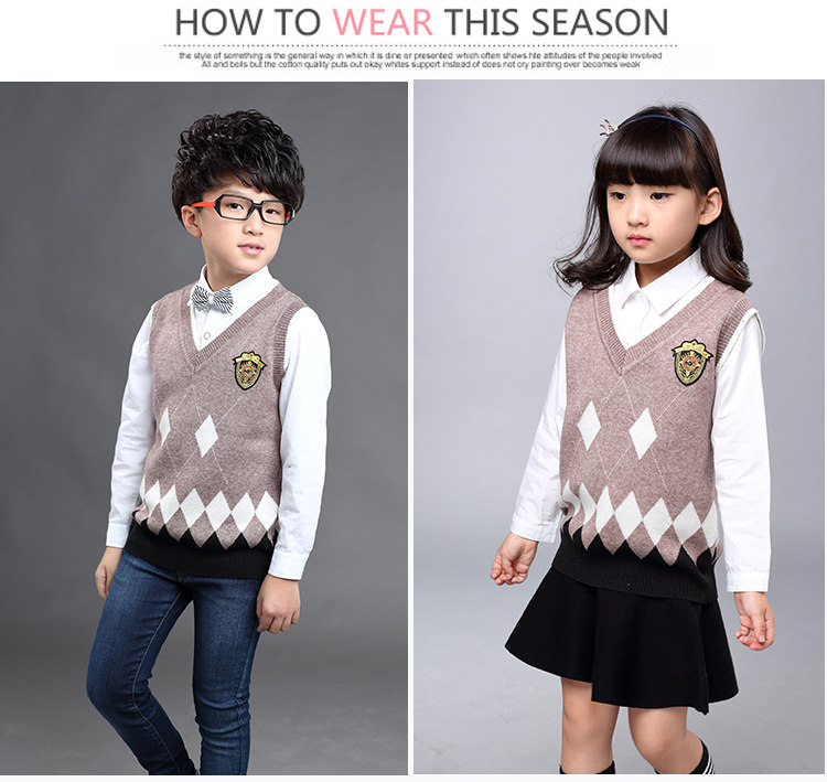 Gilet fille en cachemire - Ref 2071672 Image 18