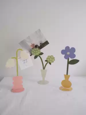 jobbo flower arrangement series Post-it notes set hand-painted ins Wind design desktop decoration adornment cute plastic