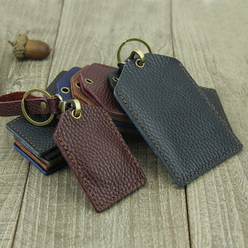 Кожаный чехол для проездного и картхолдер, брелок, мультяшный защитный чехол