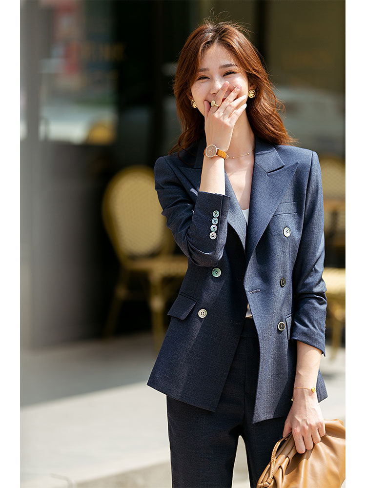 Diisshia blue gray high-end blazer female 2021 president work clothes quality fashion suit suit female