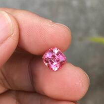 No 23 Orange pink spinel Paparacha spinel soft color Full of fire Myanmar Mogu